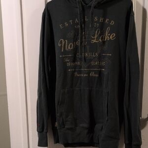 Men's Dark Green Northlake Catskill Mountains NY Hoodie